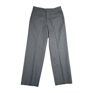 Sansabelt Men's‎ Size 33 Vintage Light Gray Flat Front Dress Pants